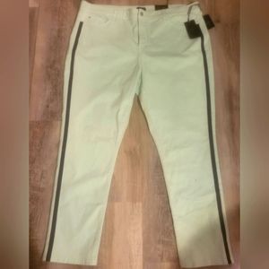 Mint denim pants, size 22W, by NYDJ, new with tags